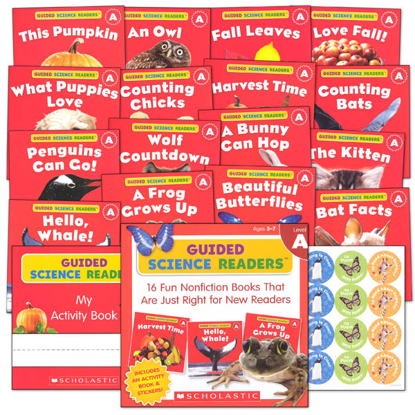 Scholastic Guided Science Reader Level A, B, C,D,E và F - 81 quyển | Nhập Khẩu