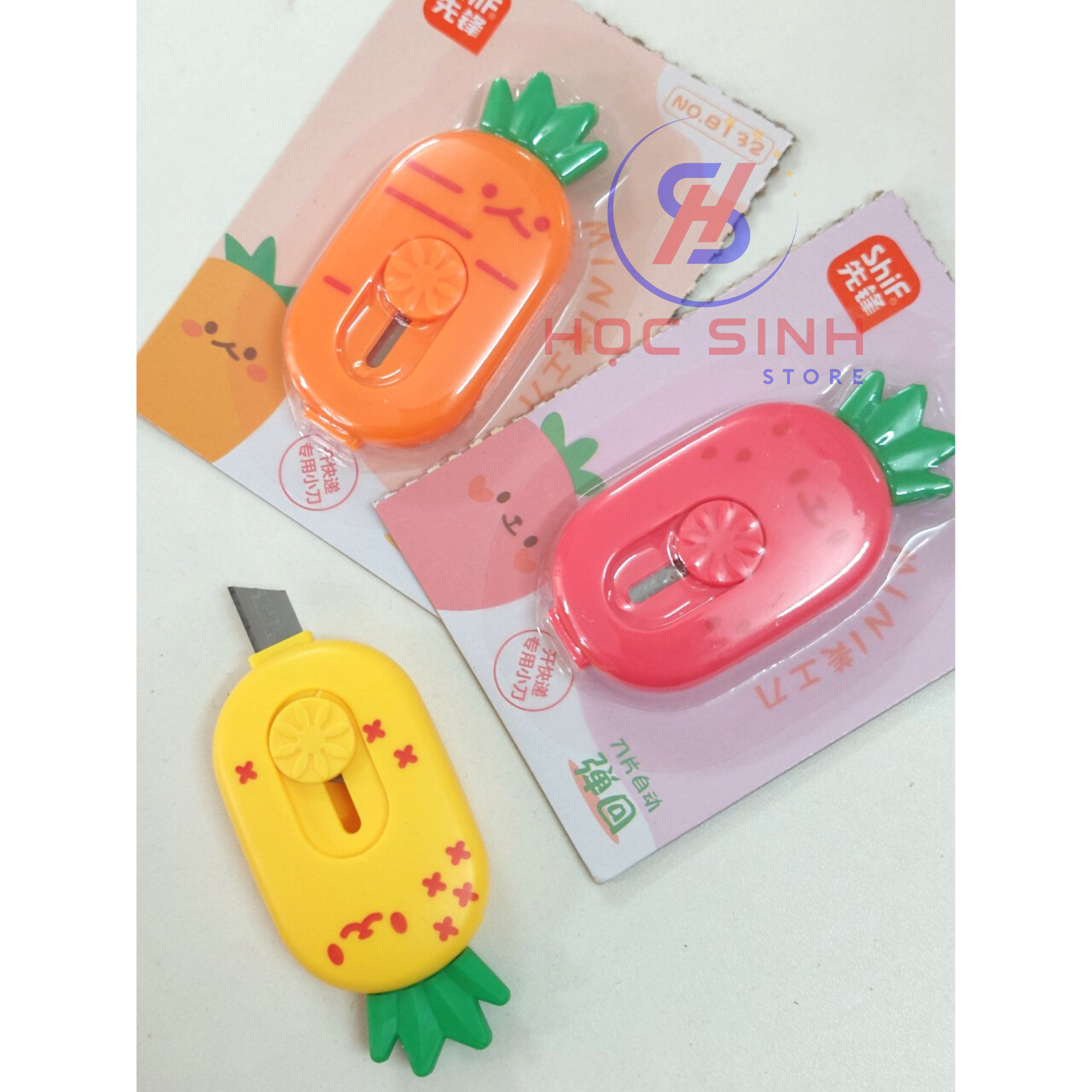 Dao Rọc, Cắt Giấy Mini Nhiều Mẫu Dễ Thương ( Giao Màu Ngẫu Nhiên )