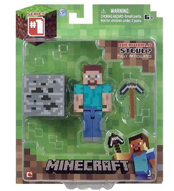 [ Chính hãng] Mô hình nhân vật Steve đào than Minecraft đồ chơi