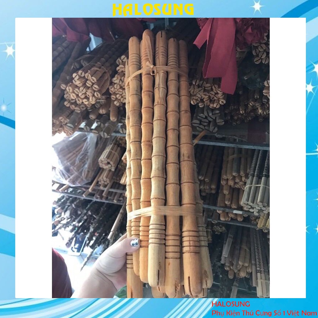 Cầu đốt trúc - Cầu chim chào mào, chòe, mi , khướu phụ kiện lồng chim PK137