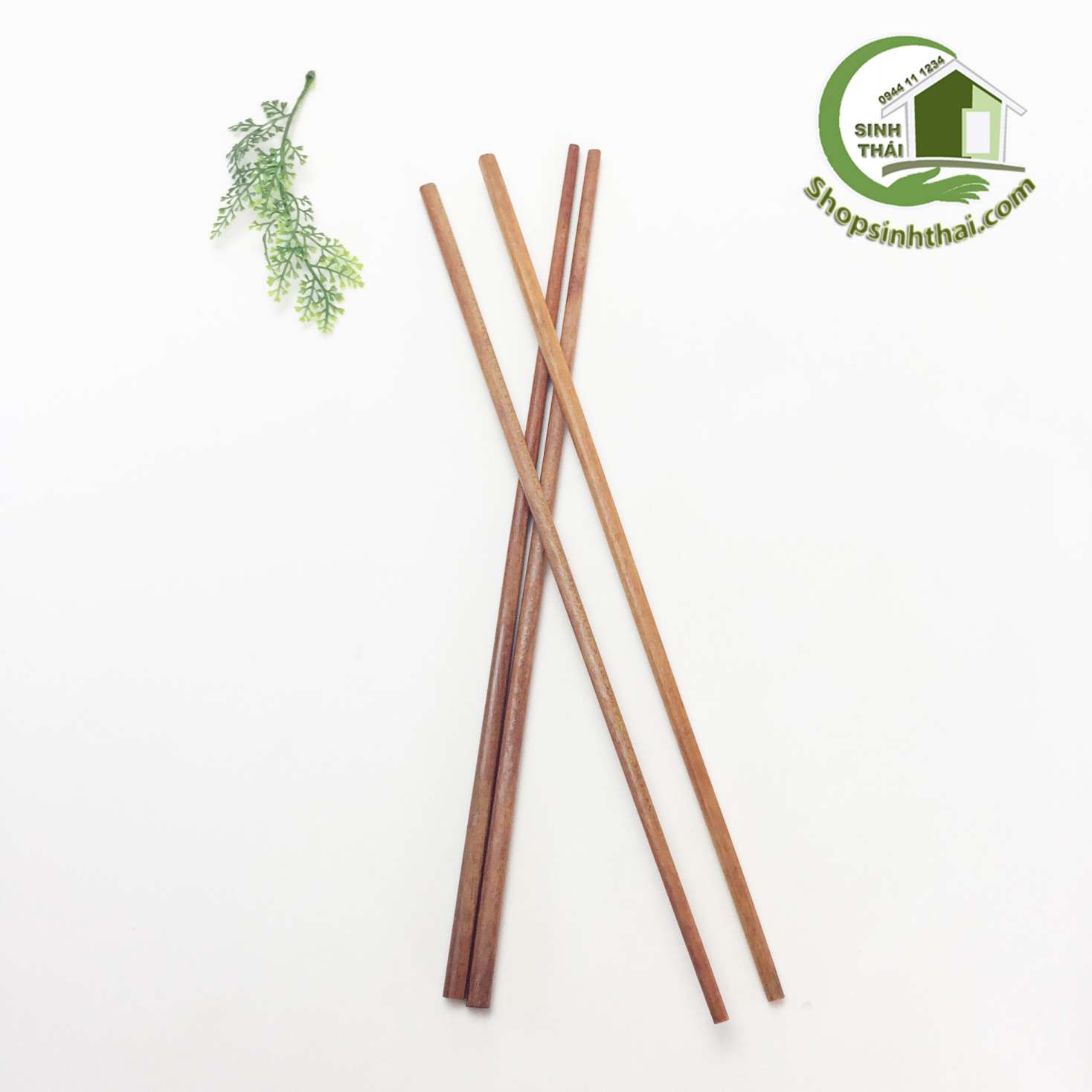 Đũa bếp gổ dừa - đũa dài xào nấu dài 39cm - (1 đôi)