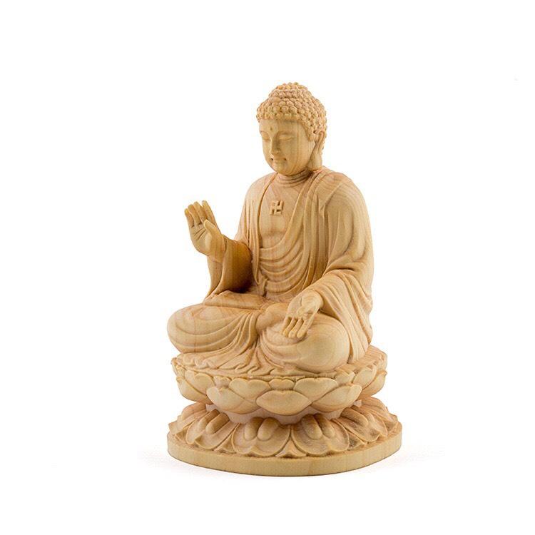 Tượng phật A Di Đà - Gỗ Hoàng Dương