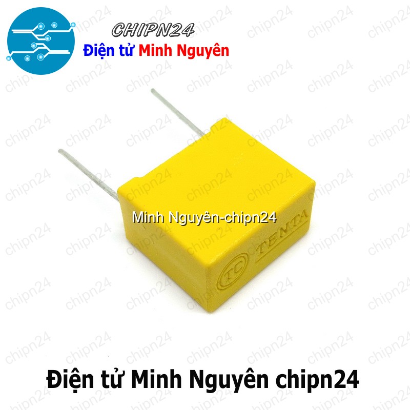 [5 con] (F238) Tụ hộp 684 275VAC 15mm (0.68uF MEX/TENDA MKP K X2 40/100/21) - HH005320