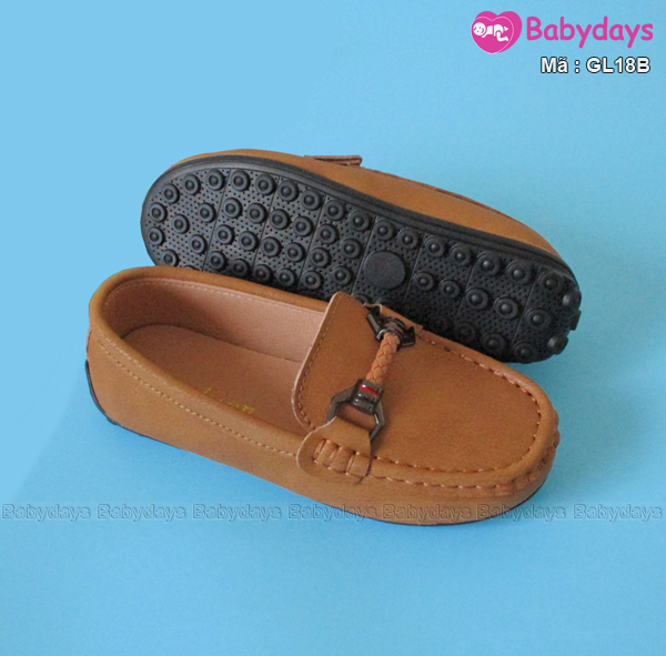 Giày lười cho bé trai GL18B size 26 đến 36 mềm êm bền dẹp