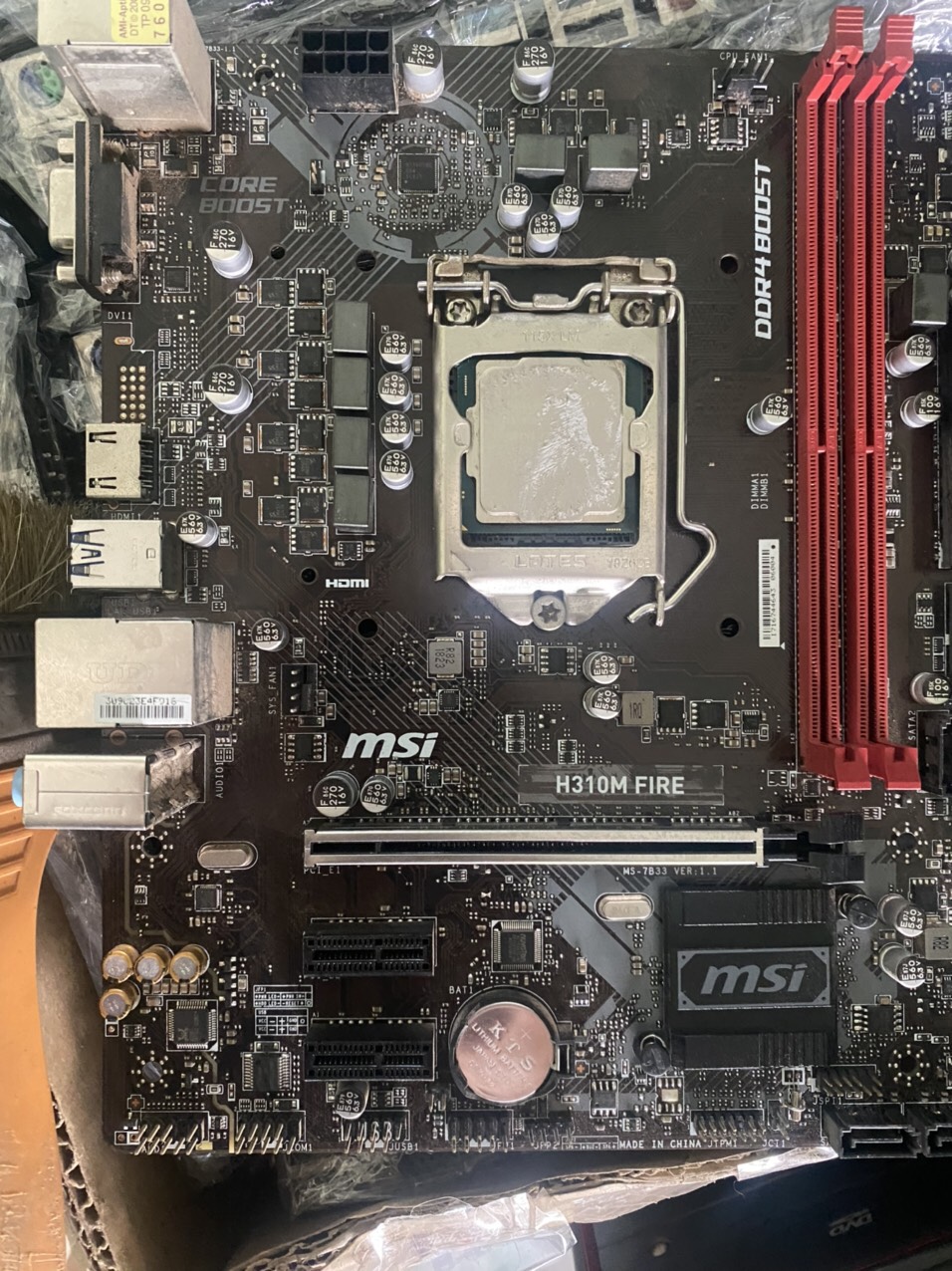 Main MSI H310 Fire, main máy tính msi h310