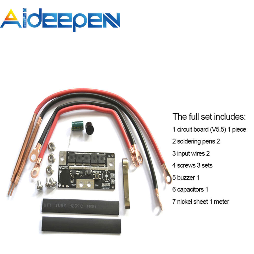 Aideepen  DC 12V 18650 Lithium Battery 5MOS Spot Welding Machine Motherboard 5th Gear Diy
