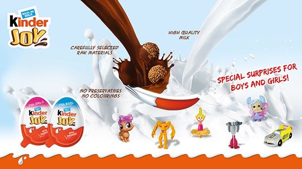 KẸO TRỨNG KINDER CHO BÉ TRÁI / BÉ GÁI 20GR