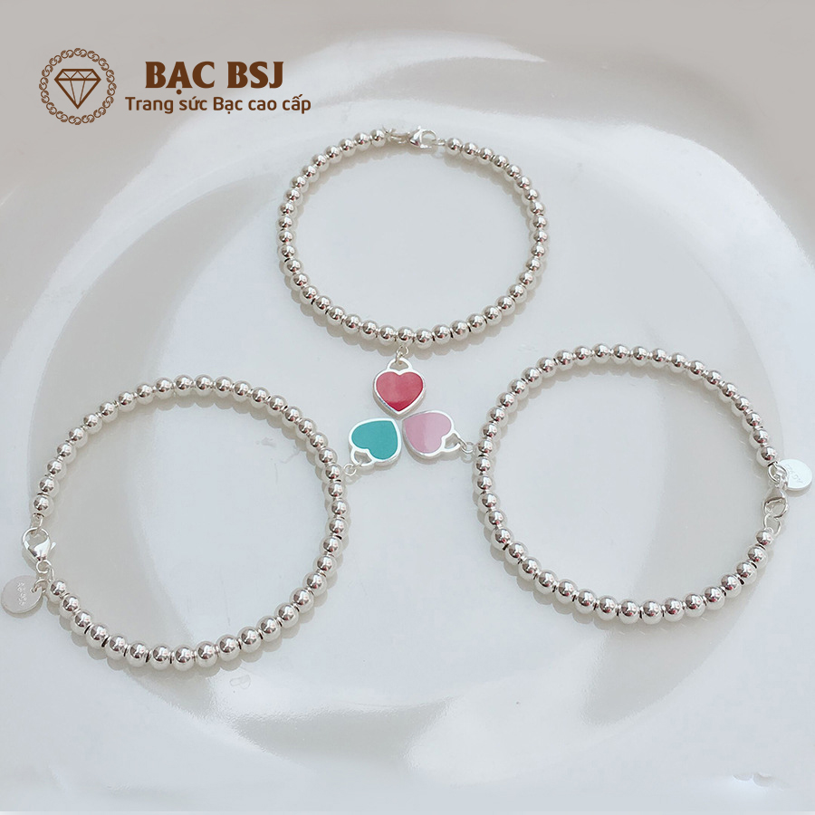 Lắc tay nữ Bạc S925 cao cấp. Bạc BSJ - LTNU01