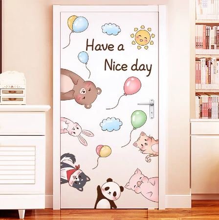Decal dán tường ĐỘI THÚ BÓNG BAY - Trang trí phòng bé - THUTHAODECOR