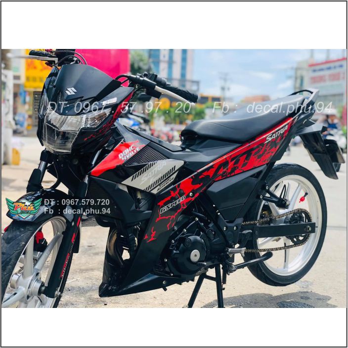 Tem rời Satria Đỏ đen (B)