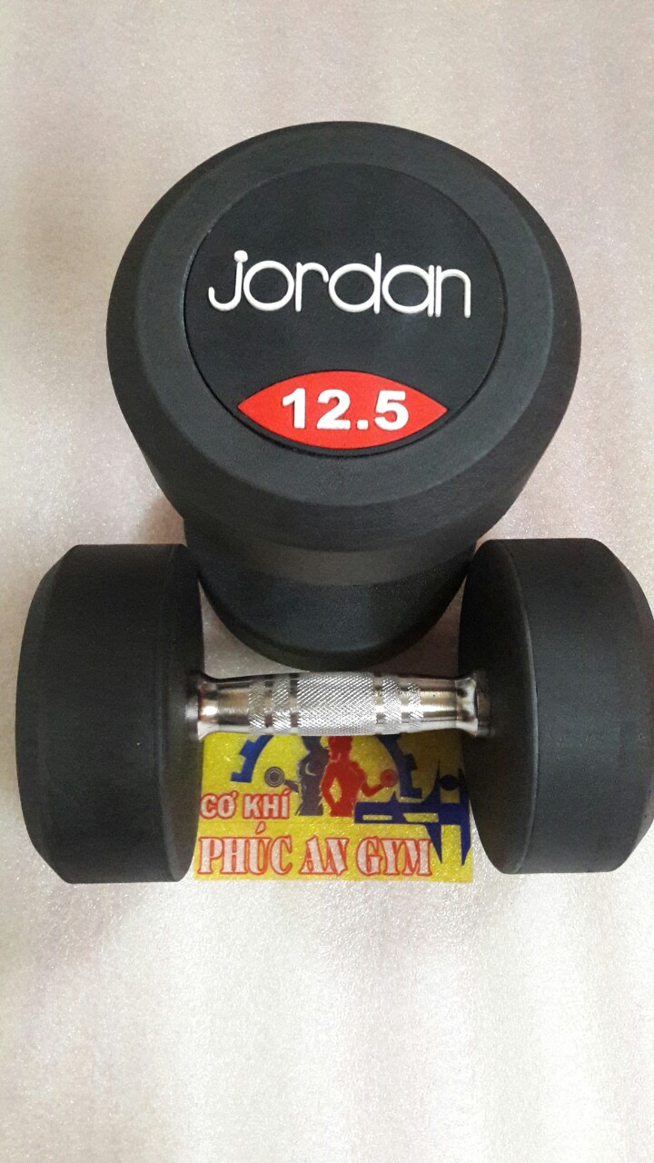 Tạ tay cao su jordan 12.5kg - 1 đôi