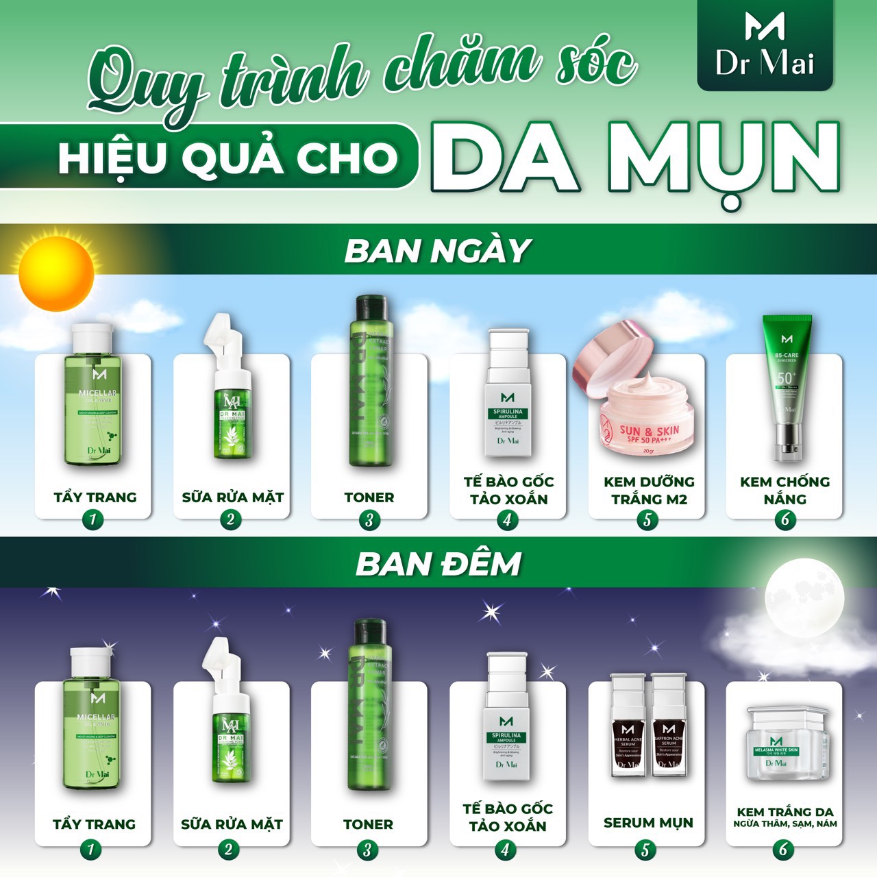 TẨY TRANG MAI THẢO MỘC DR.MAI