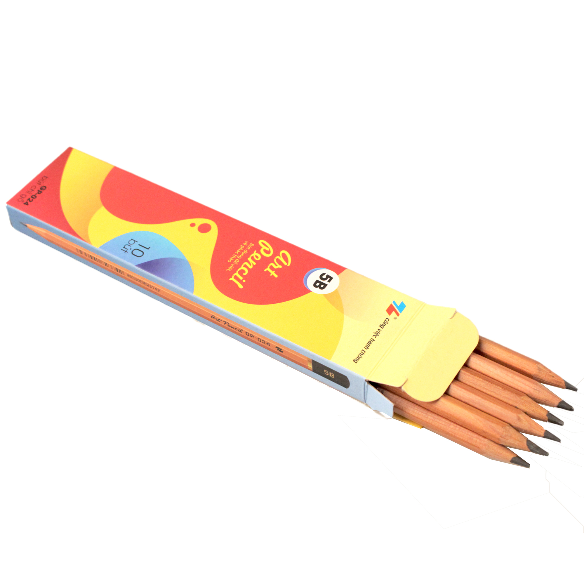 Combo 5 Bút chì mỹ thuật Thiên Long 5B GP-024