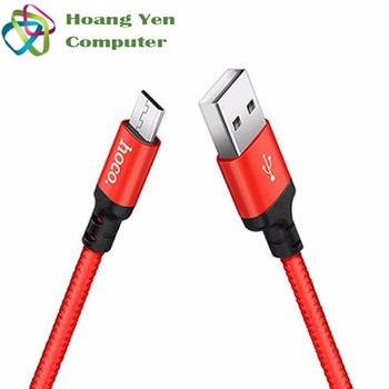 Cáp sạc nhanh micro usb hoco x14 cho android dây dù 1m chống đứt - bh 6 tháng 1 đổi 1 - hoàng yến computer
