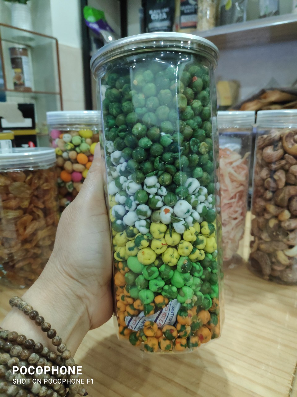 Đậu Hà Lan 5 Vị lon pet 450gr