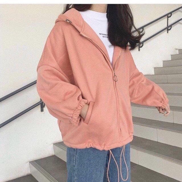 Áo Khoác Thun Nỉ Nữ Cao Cấp Form Rộng Style Cánh Dơi Hàn Quốc (CAM KẾT HÀNG Y HÌNH)