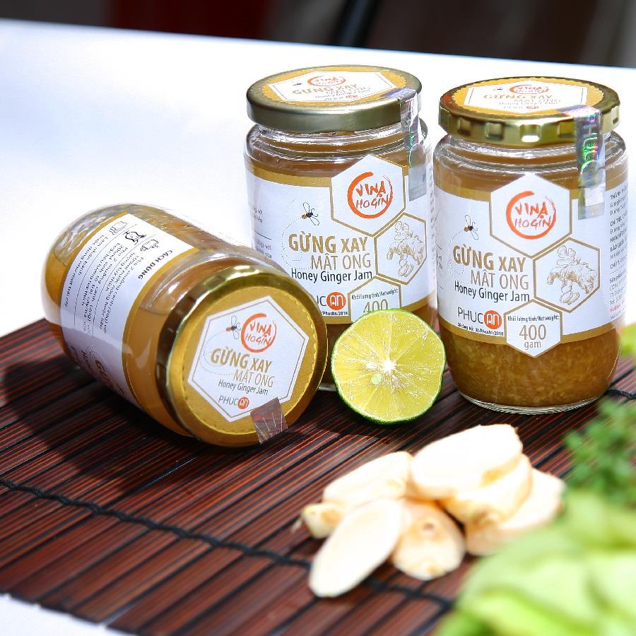 Gừng Xay Mật Ong Phúc An ( Hủ thủy tinh 400g)