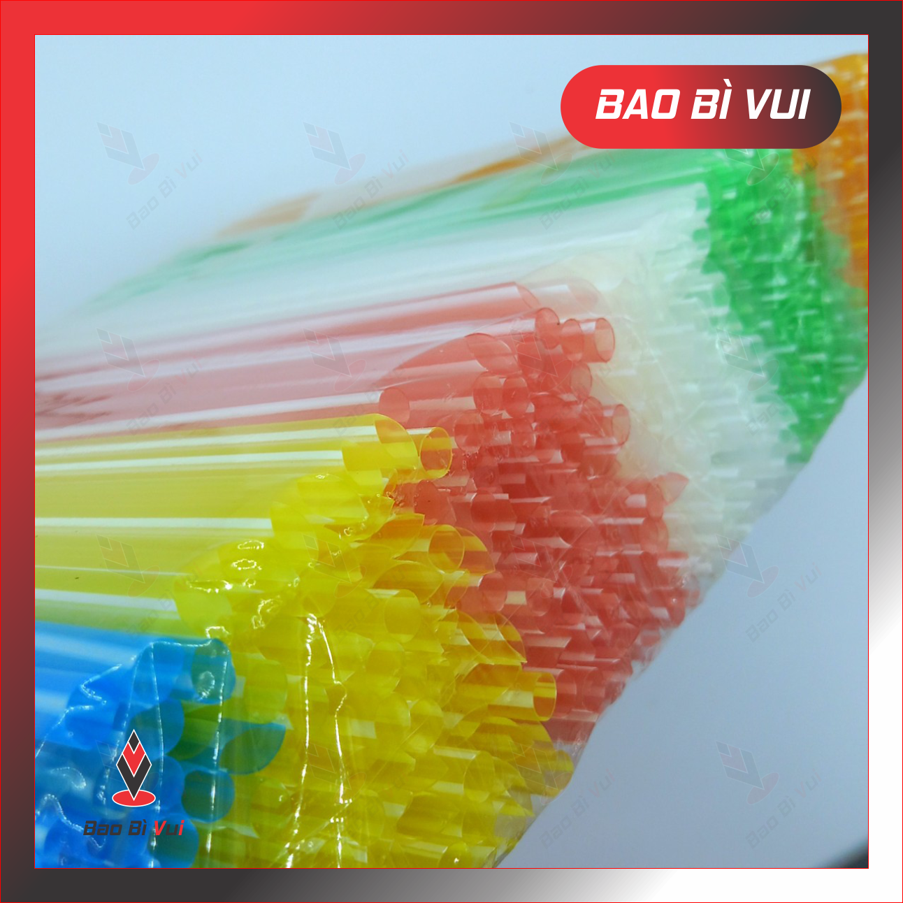 Bịch 500G Ống Hút Nước Mía Đầu Nhọn