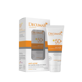 Kem chống nắng Decumar Advanced Sunblock 50g kiểm soát nhờn cho da mụn thumbnail