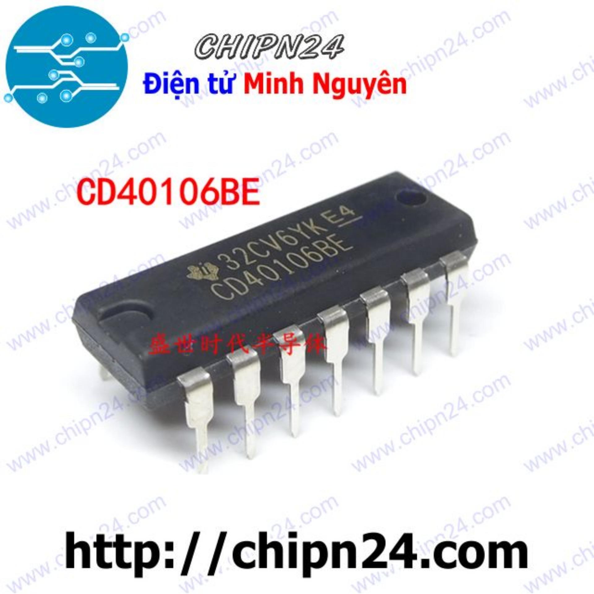 [3 con] (DIP) IC CD40106 DIP-14 (CD40106BE 40106)