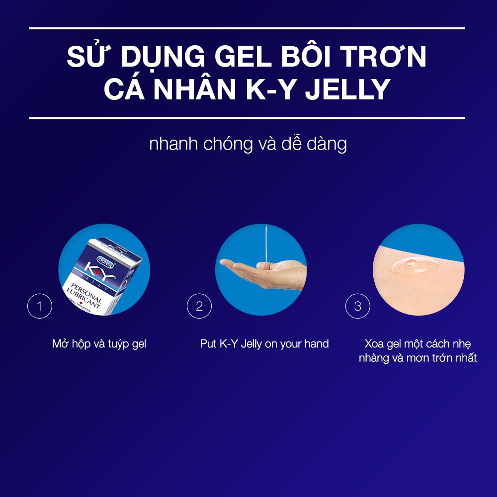[HCM]Gel bôi trơn Durexx KY 50g - Thái Lan