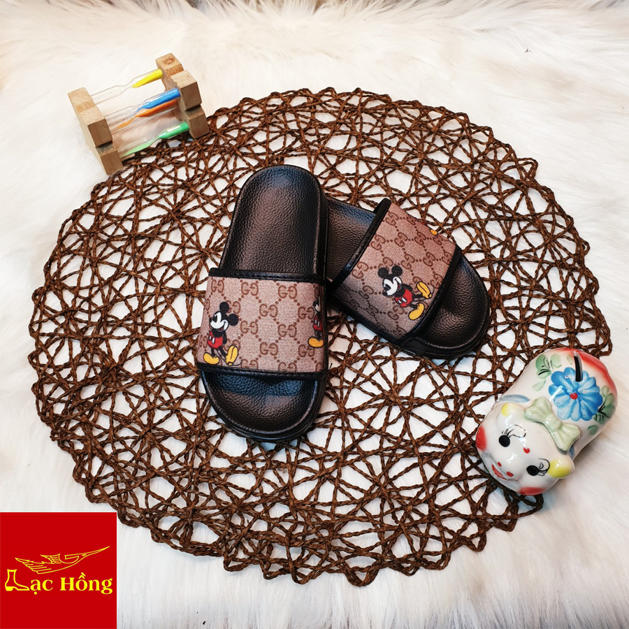 Dép Trẻ Em Mickey Nâu