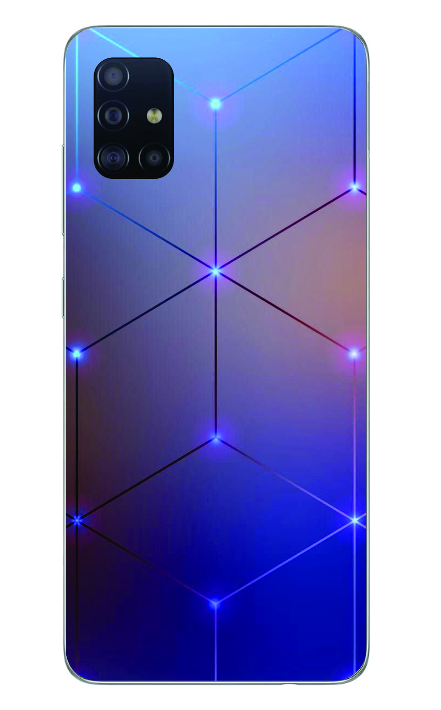 Miếng Dán Skin 3D mặt lưng điện thoại SamSung A71 / A51 / A21s / tránh trầy xước, hình ảnh 3D sắt nét