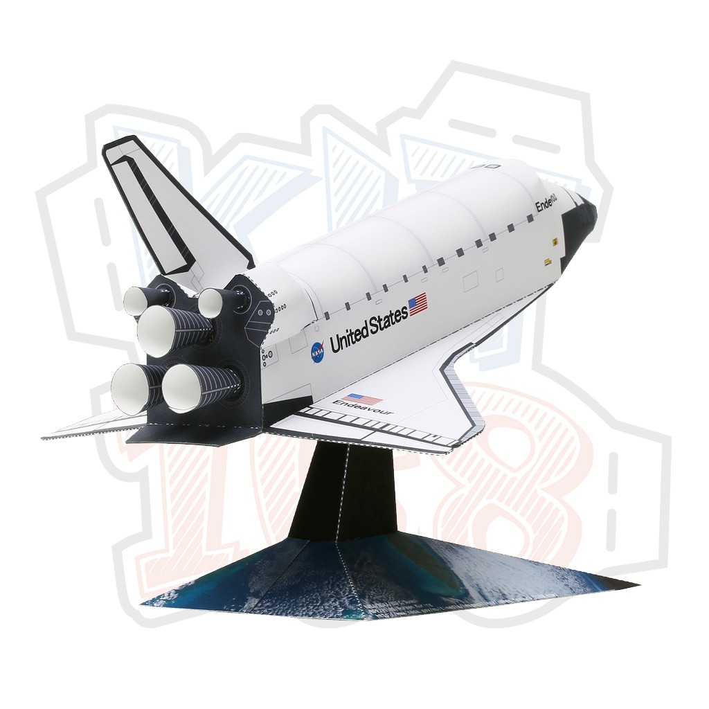 Mô hình giấy Vũ trụ phi thuyền không gian Space Shuttle Orbiter