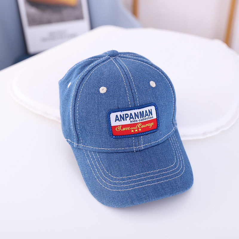 nón kết nón lưỡi trai jean logo cá tính cho bé