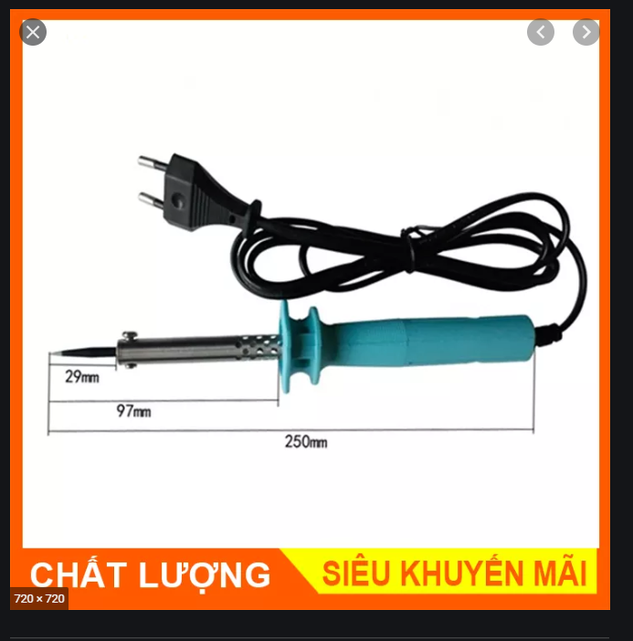 Mỏ Hàn Chì 60W - Cán Nhựa Chống Nóng- [CN10 Store]