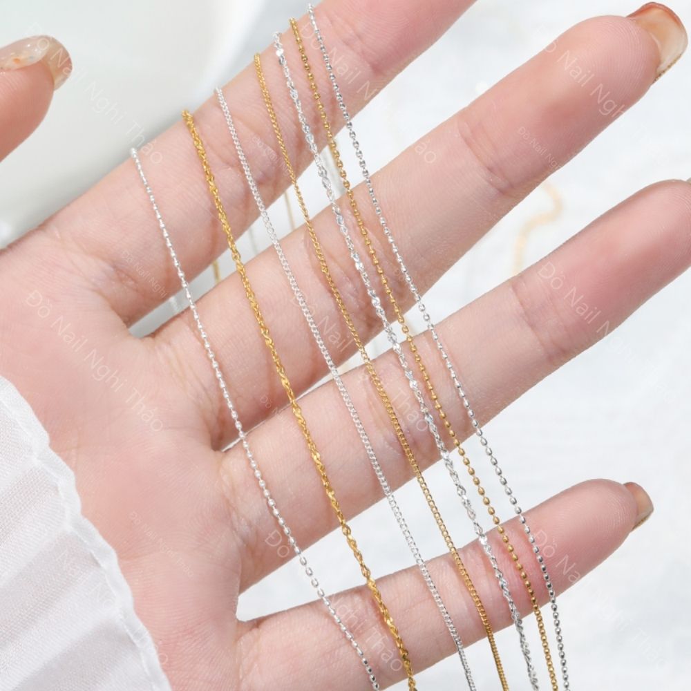 Dây bi nail tròn đính móng NGHI THẢO