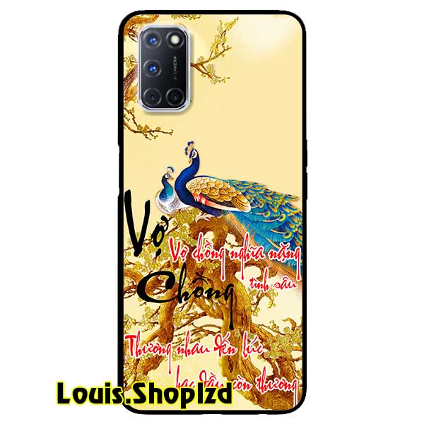 [HCM]Ốp Lưng Dành Cho Oppo A52 / A72 / A92 Mẫu Thư Pháp Vợ Chồng