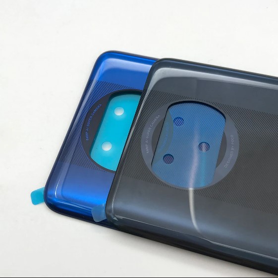 Nắp lưng Poco X3 / X3 Pro NFC - Chất liệu kính - Tặng kèm keo B7000 và bút cảm ứng
