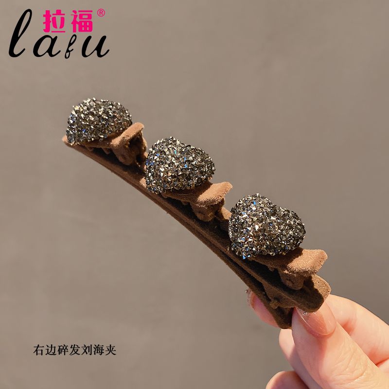 9.5cm Braided Hair Clips Cute Girls New Year Bangs Clips