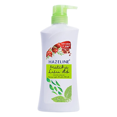 [HCM]Sữa Tắm Dưỡng Sáng Da Hazeline Matcha Lựu Đỏ (700g)