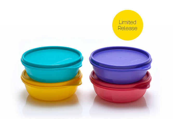 Bộ hộp bảo quản thực phẩm Tupperware Junior Modular Bowl 300ml(4 Hộp)