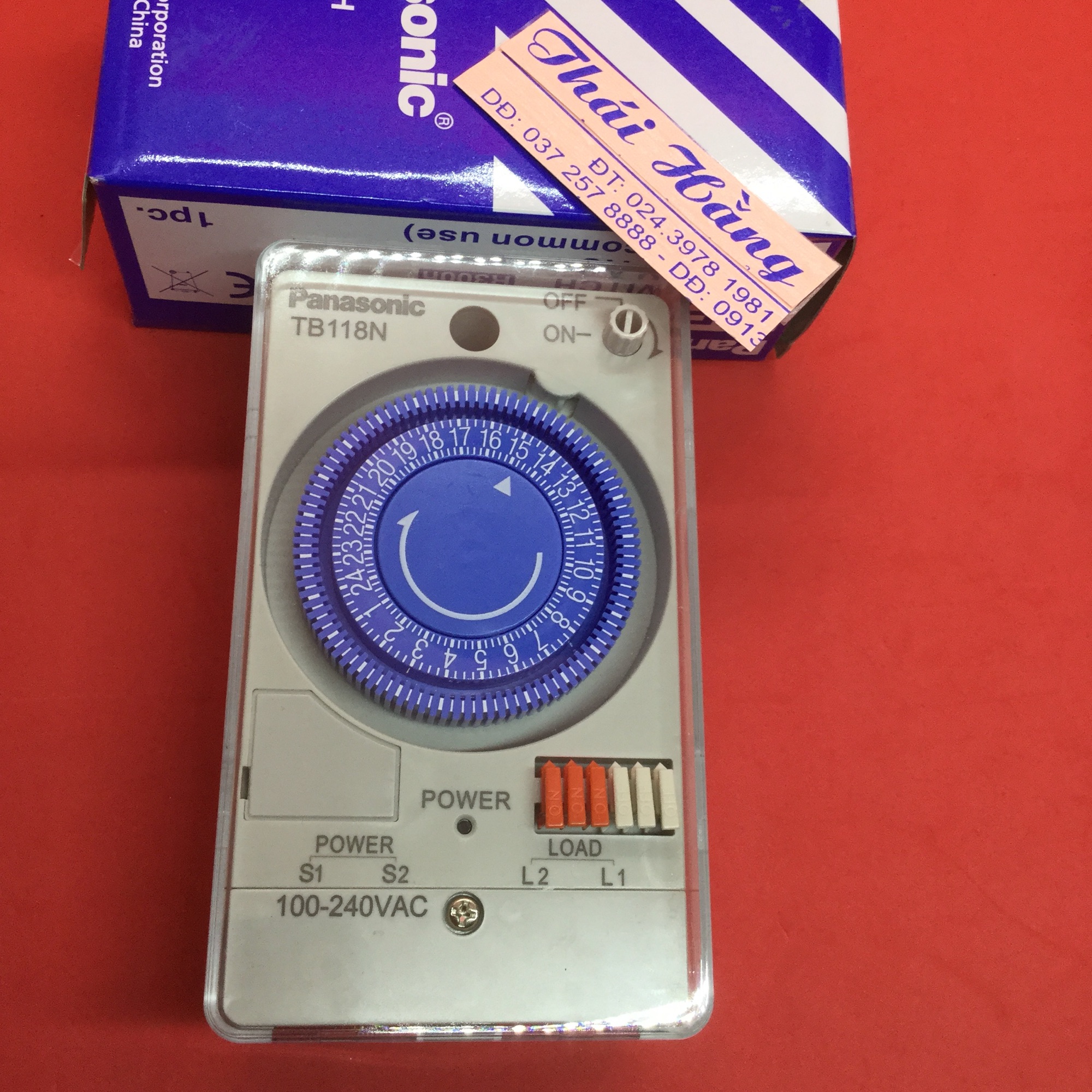 Rơ le thời gian - đồng hồ hẹn giờ - Timer Panasonic TB118N