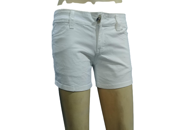 [HCM]quần sọt jean kaki nữ trắng