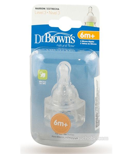 Núm Ty Drbrown Cổ Hẹp ( 1,2,3,4,Y-Cut)