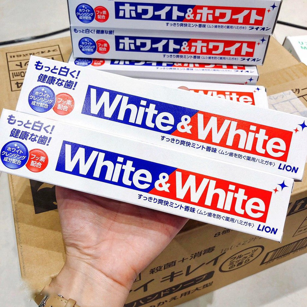 Kem Đánh Răng White & White 150g - White and White làm trắng răng