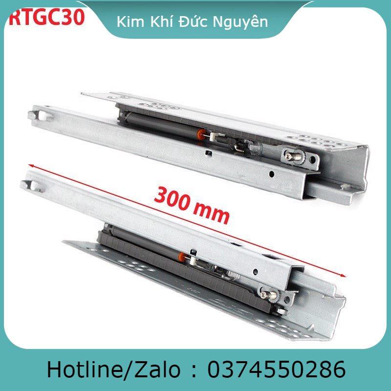 Ray trượt giảm chấn dtc - ray trượt giảm chấn dtc loại mở rộng 3/4 ngăn kéo, không gây ra tiếng ồn