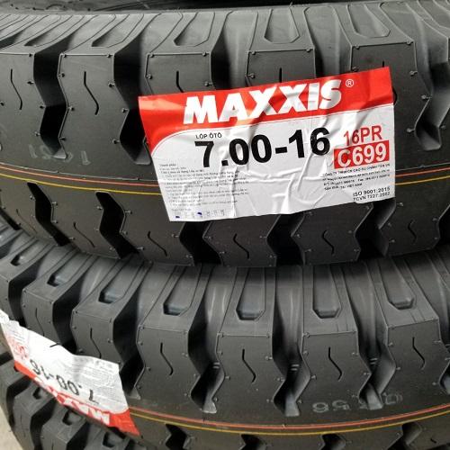 Lốp maxxis 700-16 c699 16pr gai ngang
