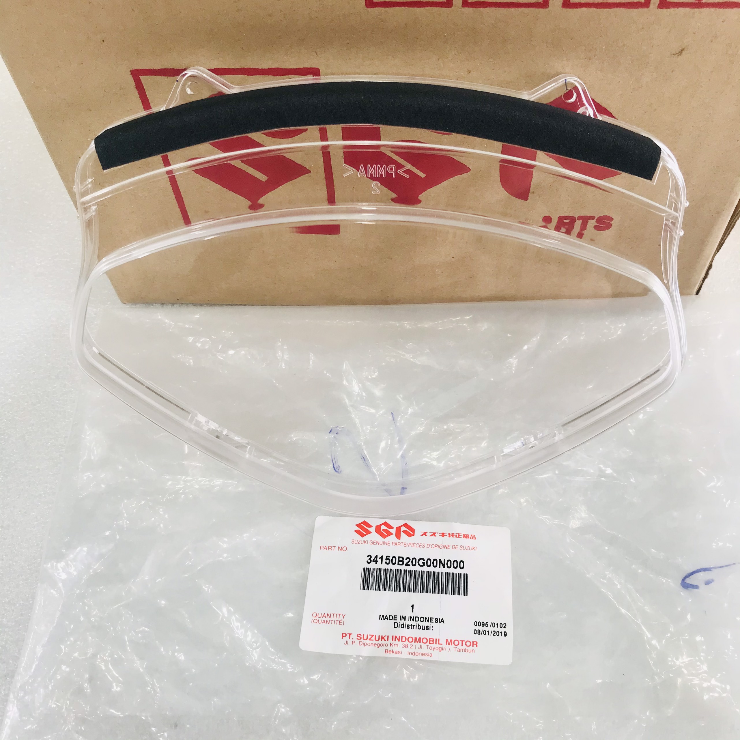 Mica - mặt kính đồng hồ shogun zin suzuki indo - 34150b20g00n000