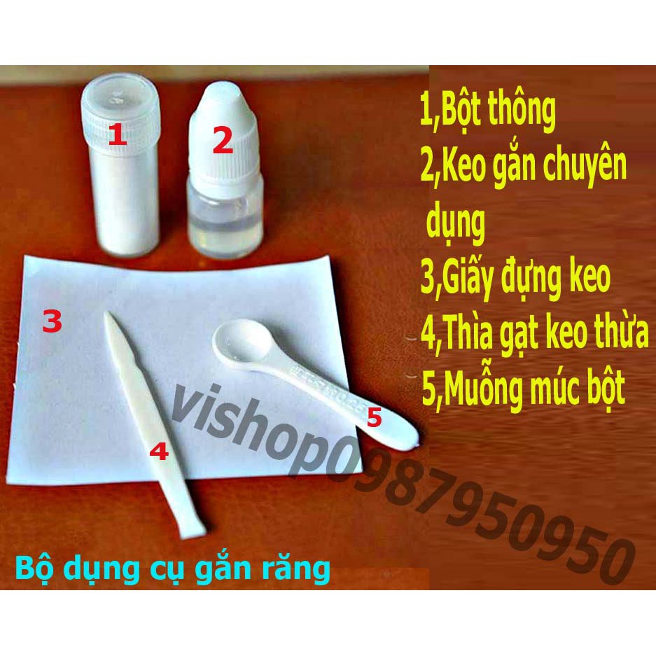 (HÀNG VIỆT NAM)-KEO DÁN RĂNG GIẢ RĂNG NANH RĂNG KHỂNH
