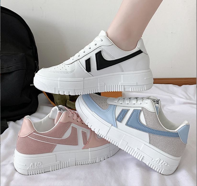 Giày thể thao nữ New AIR đế độn 4cm siêu đẹp, êm chân mẫu mới nhất 2023 hot trend, giày sneaker nữ đi học giá rẻ, giày bata nữ đẹp phong cách thời trang