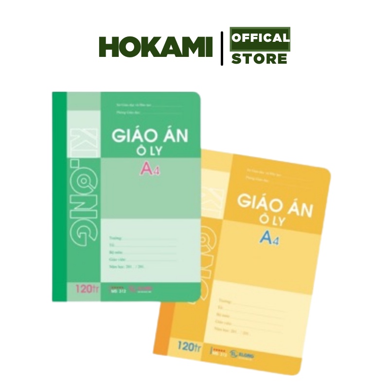 Sổ giáo án ô ly a4 klong - hokami store
