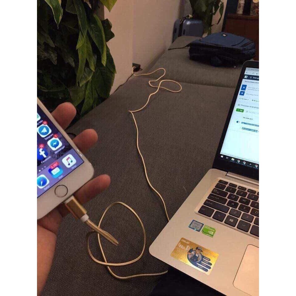 Dây Sạc IPhone, Android, Type C Dài 3M Bọc Dù