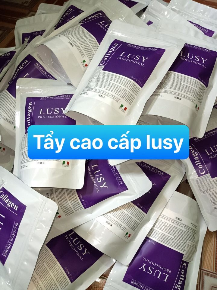 BỘT TẨY TÓC TÍM COLLAGEN LUSY
