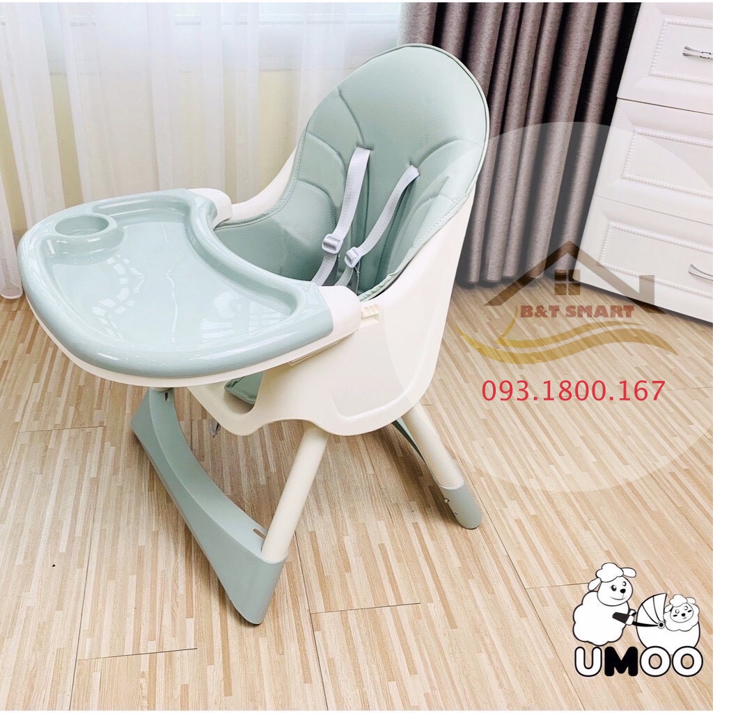 Ghế ăn dặm Umoo điều chỉnh độ cao