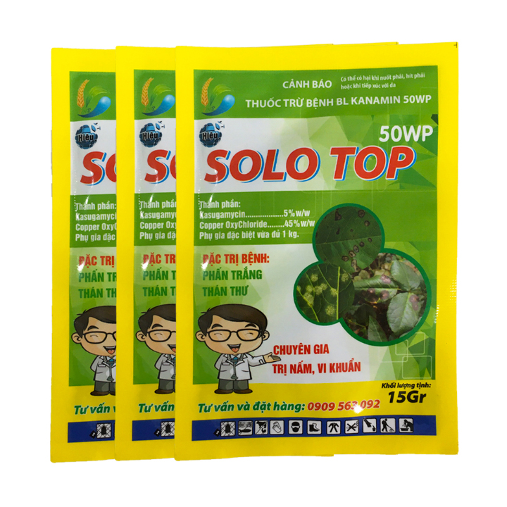 Thuốc Trừ Bệnh Phấn Trắng Hoa Hồng SOLO TOP 50WP